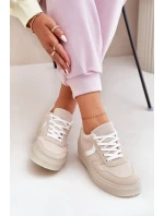Nízké Dámské Tenisky Na Platformě Béžové model 21689166 - EVENTO Nízké Dámské Tenisky Na Platformě Béžové model 21689166 - EVENTO