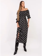 Šaty LK SK 510095 1.28 černobílé Šaty LK SK 510095 1.28 černobílé