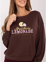 Bluza RV BL model 22074607 ciemny brązowy - FPrice Bluza RV BL model 22074607 ciemny brązowy - FPrice