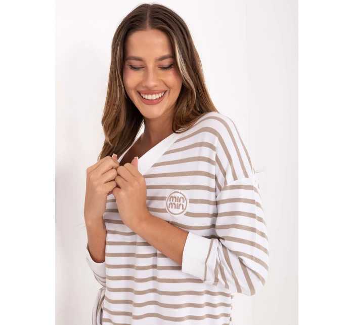 Bluzka RV BZ model 21406657 biało beżowy - FPrice