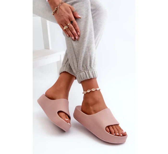 Dámské růžové pantofle Airaplea Foam Platform Dámské růžové pantofle Airaplea Foam Platform