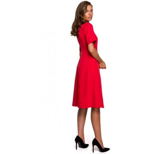 Dámské šaty model 21202098 Červená - STYLOVE