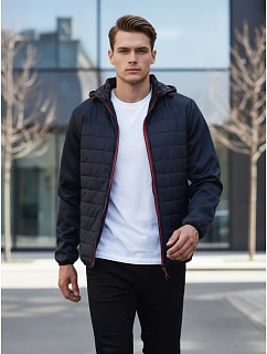 Pánská přechodná bunda TX4401 tmavě modrá - FashionStreet