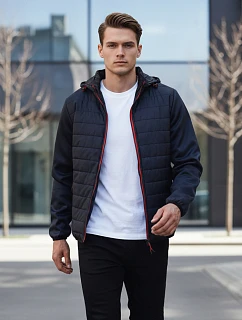 Pánská přechodná bunda TX4401 tmavě modrá - FashionStreet