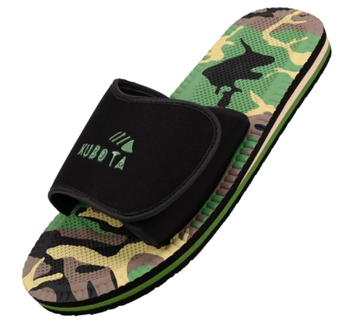 Kubota žabky na suchý zip multicolor moro black K24AW-100-002-23-1 Kubota žabky na suchý zip multicolor moro black K24AW-100-002-23-1