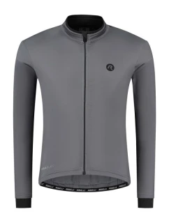 Rogelli ESSENTIAL dres s dlouhým rukávem graphite 3XL