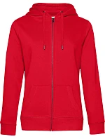 B&C QUEEN Zipped Dámská mikina s kapucí red model 22536267 B&C QUEEN Zipped Dámská mikina s kapucí red model 22536267