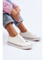 Dámské tenisky z ekokůže bílé model 21646860 - EVENTO
