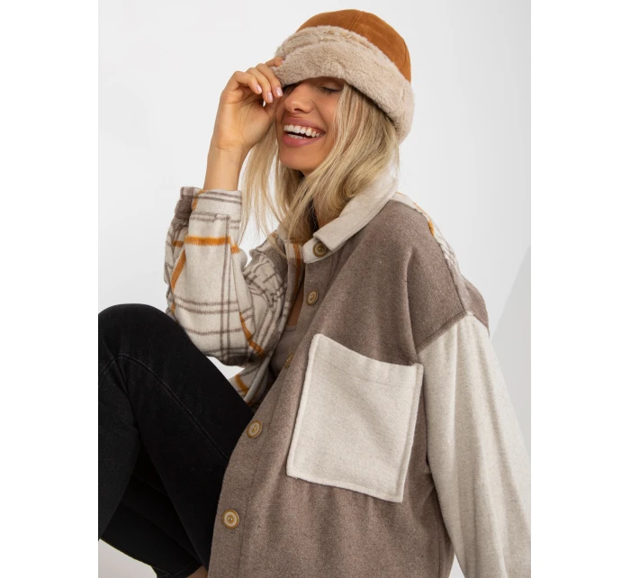 Košile DN KS 4007.04 béžová