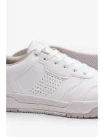 Pánské tenisky vyrobené z eko kůže bílé Radikalle