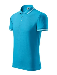 Urban polokošile pánská tyrkysová