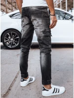 Pánské džínové kalhoty jogger černé Dstreet model 21971209 - FashionStreet