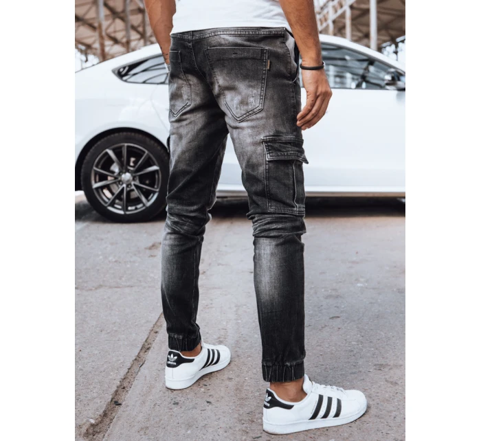 Pánské džínové kalhoty jogger černé Dstreet model 21971209 - FashionStreet