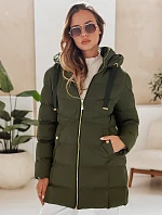Dámská zimní bunda s kapucí GABRIELLE zelená FashionStreet TY4364