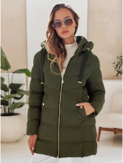Dámská zimní bunda s kapucí GABRIELLE zelená FashionStreet TY4364