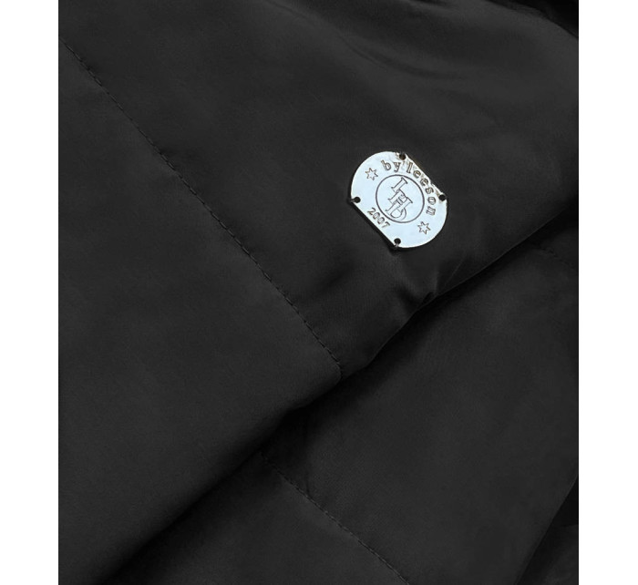 Černá dámská zimní bunda (M-21305)