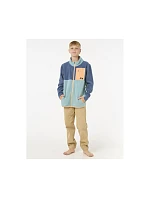 Mikina RIP CURL Raw Energy Block Fleece – chlapecká, modrá Mikina RIP CURL Raw Energy Block Fleece – chlapecká, modrá
