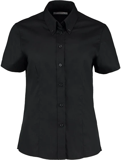 Kustom Kit KK 701 (6-24) Halenka Oxford s krátkým rukávem 43.0701 black Kustom Kit KK 701 (6-24) Halenka Oxford s krátkým rukávem 43.0701 black