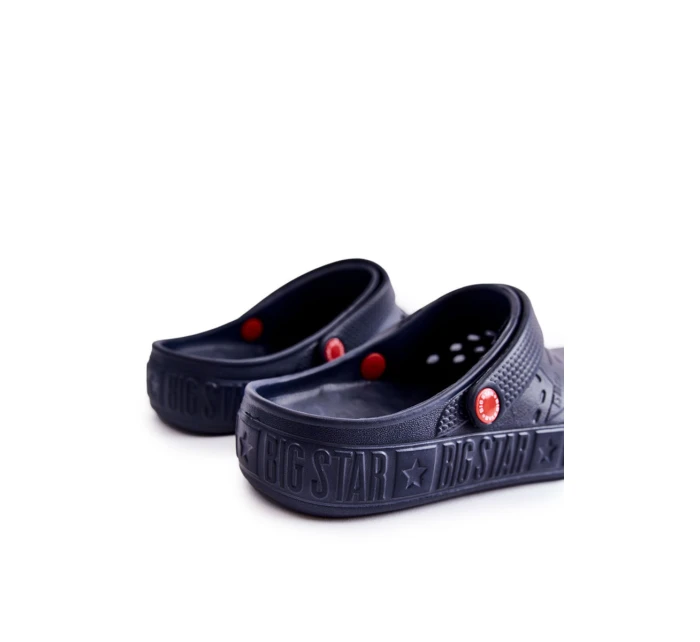 Pánské lehké pantofle Big Star II175002 Námořnická modrá