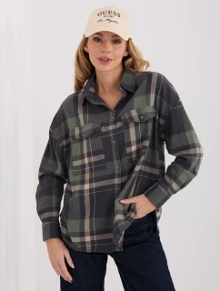 Košile D71720Z11085B khaki