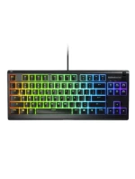 SteelSeries Apex 3 Bezklávesová herní klávesnice RGB LED světlo Americké drátové spínače Whisper-Quiet SteelSeries Apex 3 Bezklávesová herní klávesnice RGB LED světlo Americké drátové spínače Whisper-Quiet