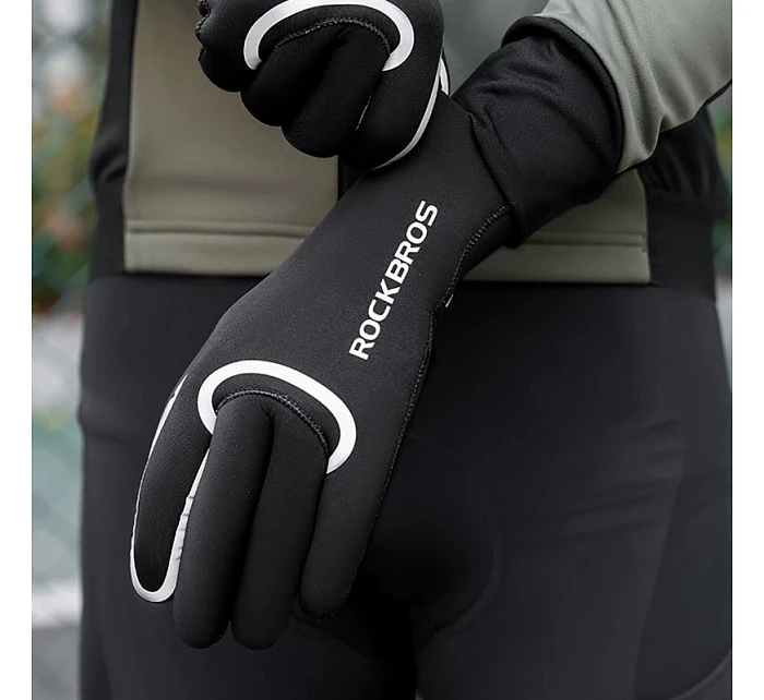 Cyklistické rukavice  velikost: S/M černé model 22083572 - Rockbros