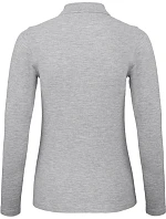 B&C ID.001 LSL /women Dámské piqué polo s dlouhým rukávem 01.0I13 heather grey B&C ID.001 LSL /women Dámské piqué polo s dlouhým rukávem 01.0I13 heather grey