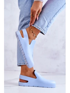 Módní gumové dřeváky modre Meriko