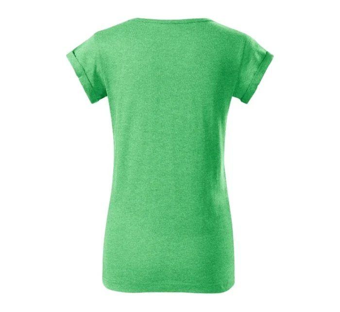Fusion tričko dámské zelený melír