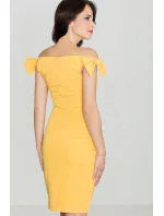 Dámské šaty model 18461831 tmavě žlutá - Katrus