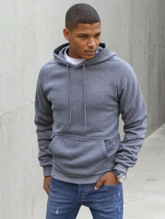 Pánská tmavě šedá mikina FashionStreet BX5479