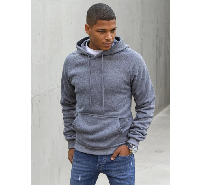 Pánská tmavě šedá mikina model 21966908 - Dstreet