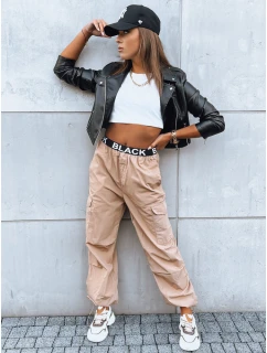 dámské padákové kalhoty béžové Dstreet model 21971062 - FashionStreet
