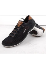 Pohodlné polobotky Rieker M RKR666 navy blue