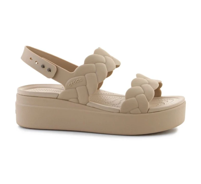 Sandály Crocs Brooklyn Woven Low Wedge W 209977-212