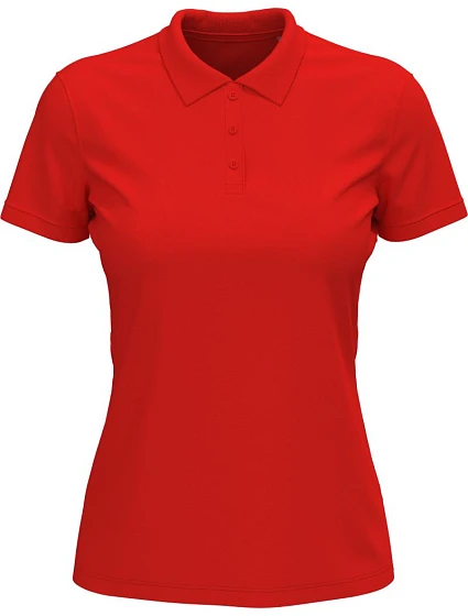 Stedman Lux Polo Women Dámské piqué polo "Lux" 05.9160 scarlet red Stedman Lux Polo Women Dámské piqué polo "Lux" 05.9160 scarlet red