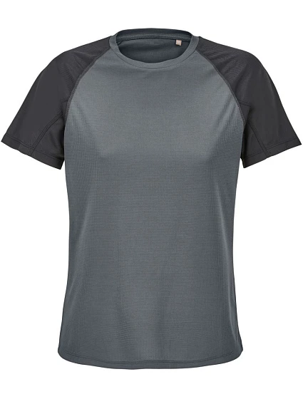 SOL'S Vortex Women Dámské raglánové sportovní tričko 25.4788 black/charcoal grey SOL'S Vortex Women Dámské raglánové sportovní tričko 25.4788 black/charcoal grey