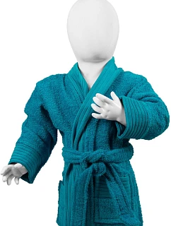 The One Towelling Baby Bathrobe Dětský župan 48.1007 turquoise