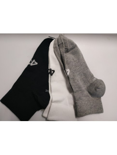 Pánské ponožky 4F SOM302 Šedé_Bílé_Černé (3páry)
