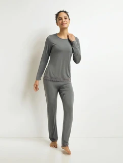 Dámské pyžamo set MODAL SET  šedá model 21312098 - DIM