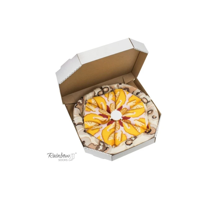 Rainbow Socks Pizza 4 páry model 21606741 - ZOOKSY/RAINBOW SOCKS