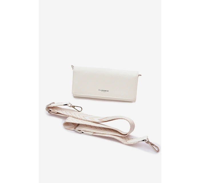 Peněženka Kabelka 2v1 S Páskem Ecru Suzette