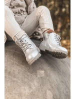 práškové stříbrné teplé Dětské boty traper Dexter práškové stříbrné teplé Dětské boty traper Dexter