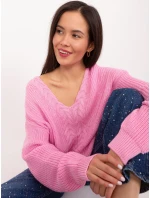 Sweter BA SW model 19034270 różowy - FPrice