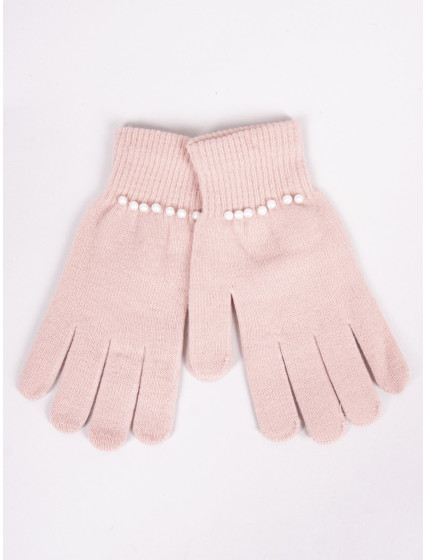 Dámské pětiprsté rukavice model 17962209 Pink - Yoclub