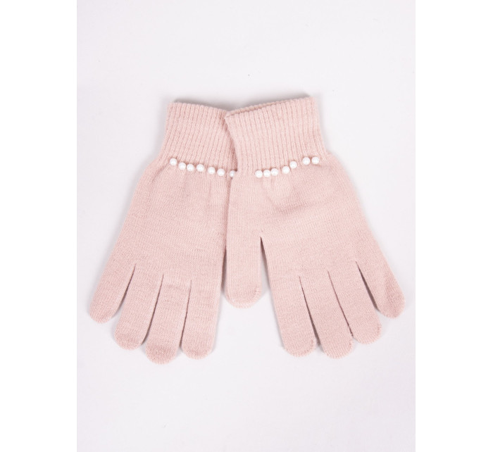 Dámské pětiprsté rukavice model 17962209 Pink - Yoclub