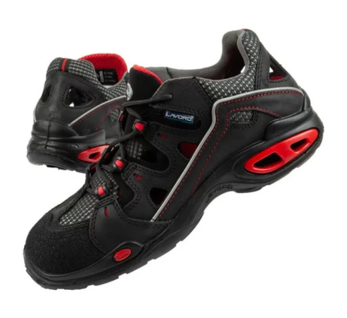 Dámské sportovní sandály Černá s červenou model 20275035 - Lavoro Dámské sportovní sandály Černá s červenou model 20275035 - Lavoro