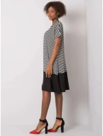 Dámské šaty TO-SK-1630.71P Černá s bílou - FPrice