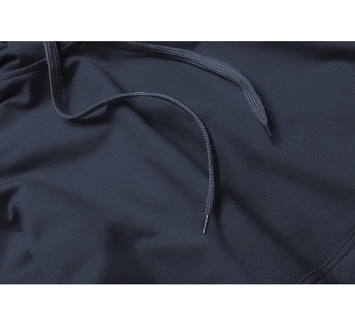 Tmavě modrá tenká dámská mikina model 21417023 - J.STYLE Tmavě modrá tenká dámská mikina model 21417023 - J.STYLE