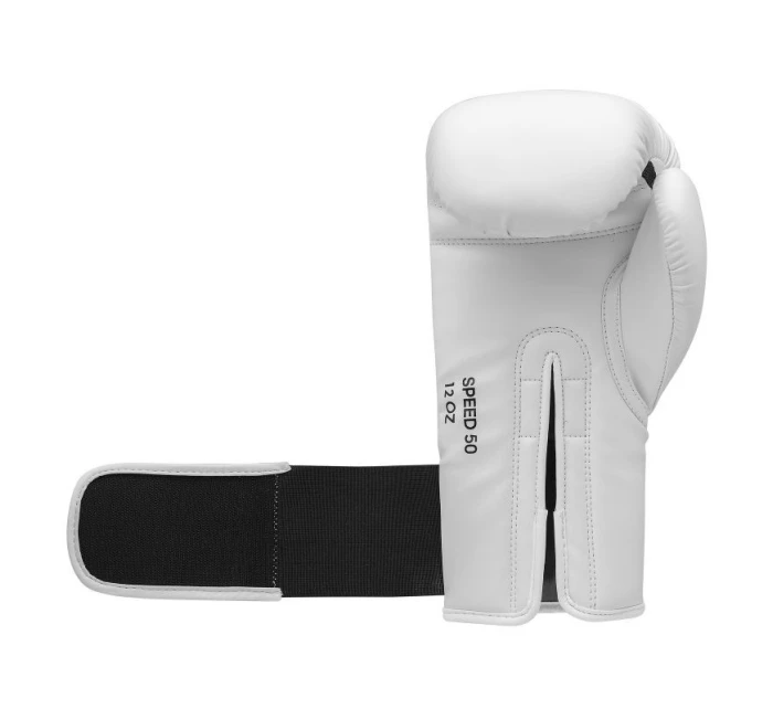 Bílo-zlaté boxerské rukavice Adidas SPEED 50 Bílo-zlaté boxerské rukavice Adidas SPEED 50